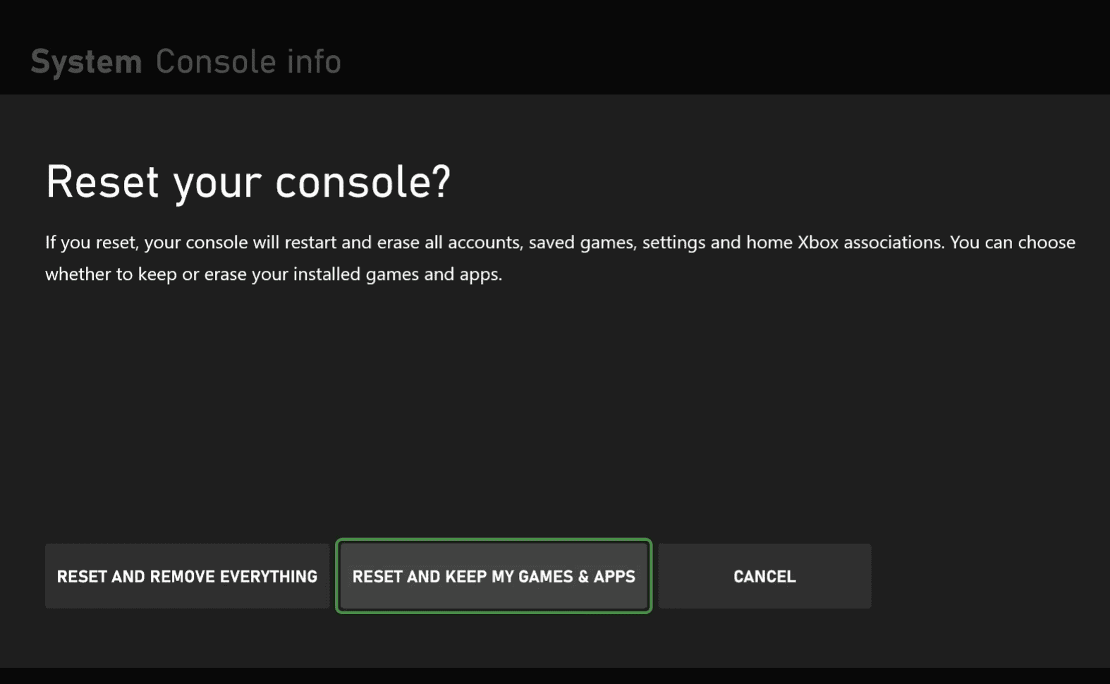 reset to fix discord xbox not working