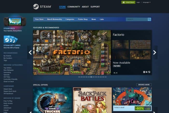 steam windows 7