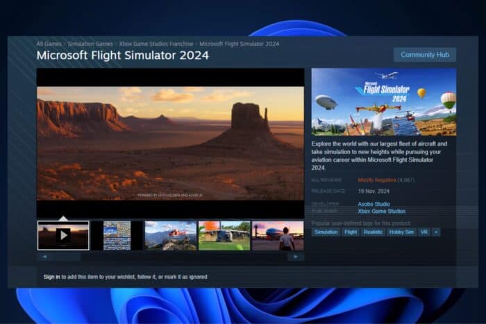 microsoft flight simulator 2024 rating