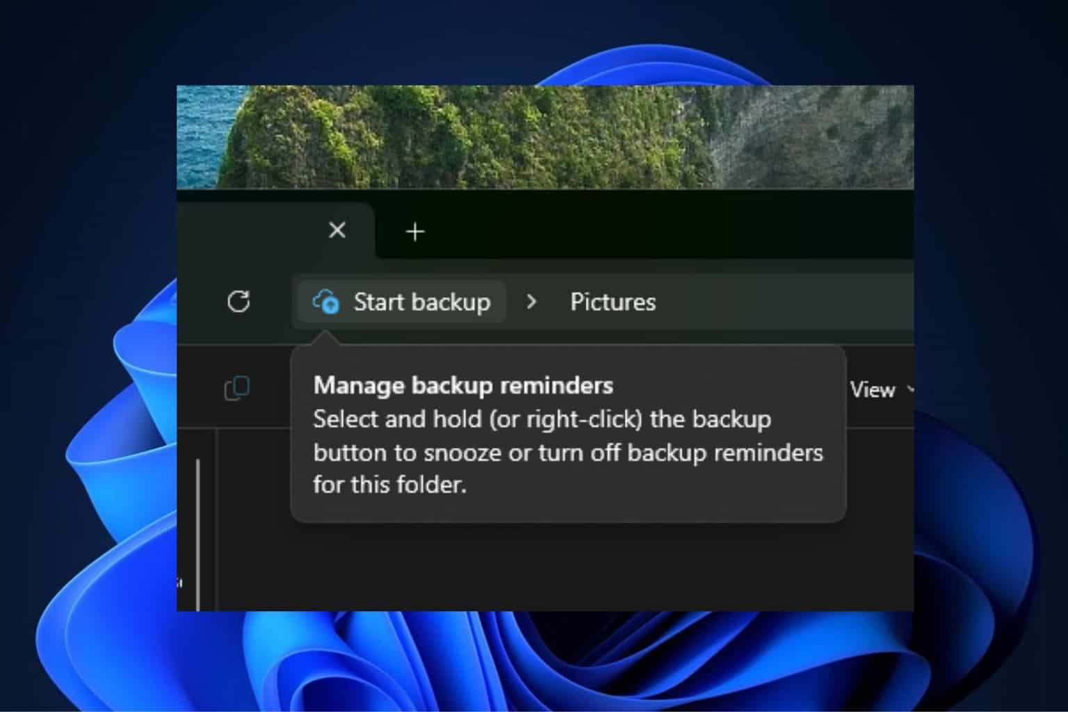 OneDrive Backup Notifications