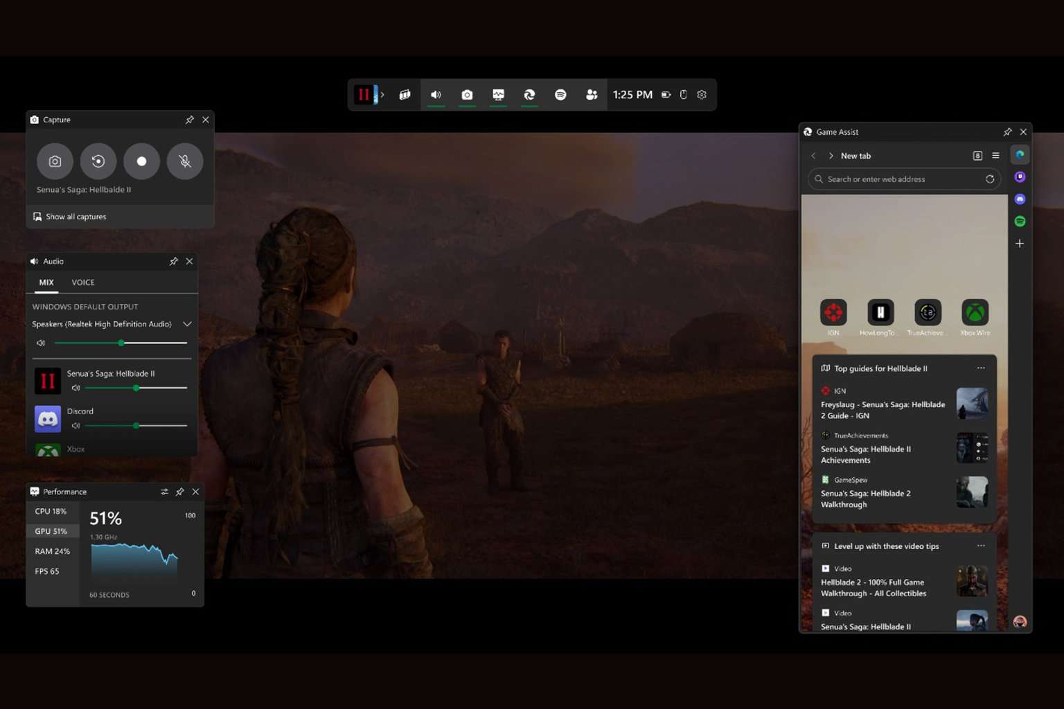 Microsoft released Edge Game Assist in-game browser for insiders