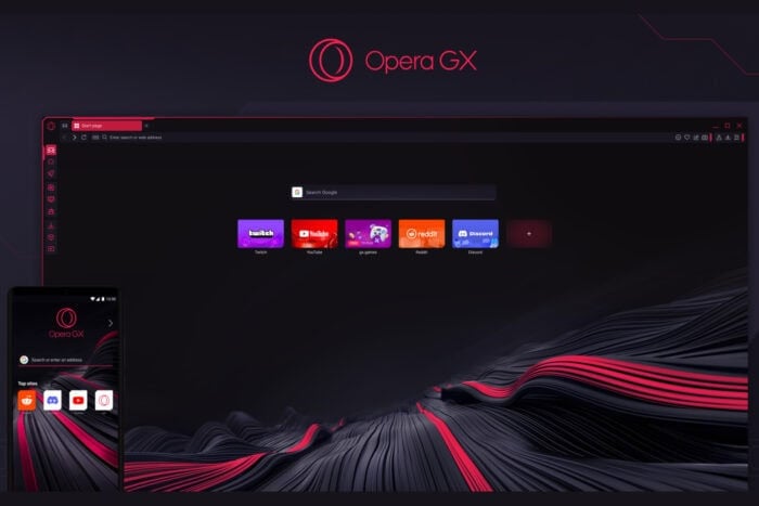 Opera GX update