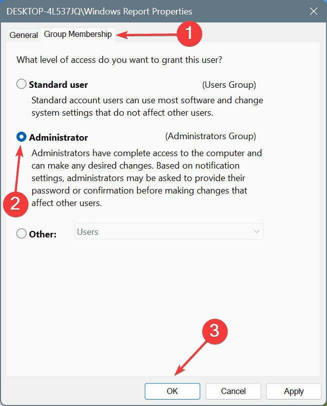 administrator account to fix ERROR_BAD_PATHNAME