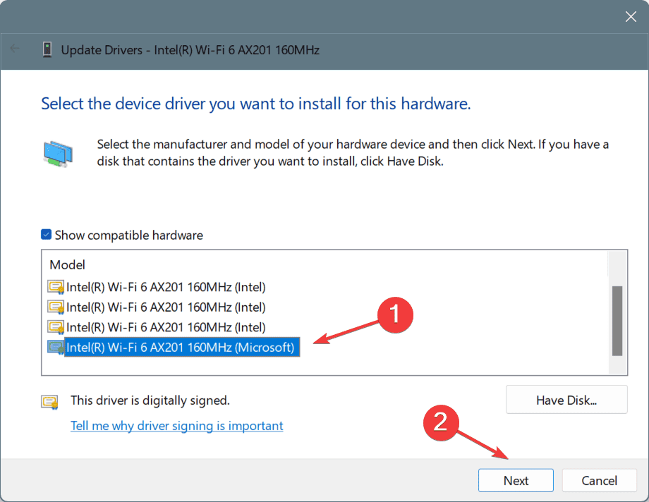 generic driver to fix windows 11 mobile hotspot stuck on disconnecting