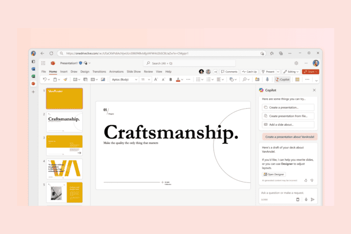 microsoft copilot in powerpoint