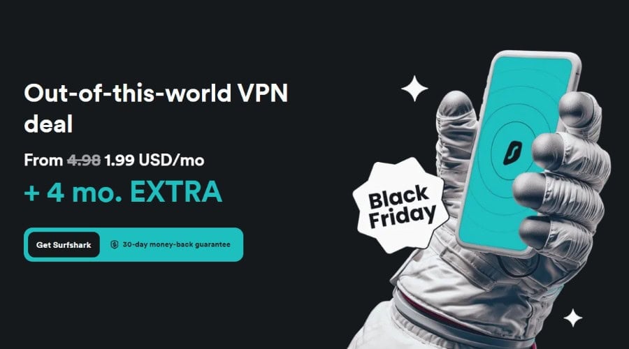 Surfshark Black Friday VPN Deals