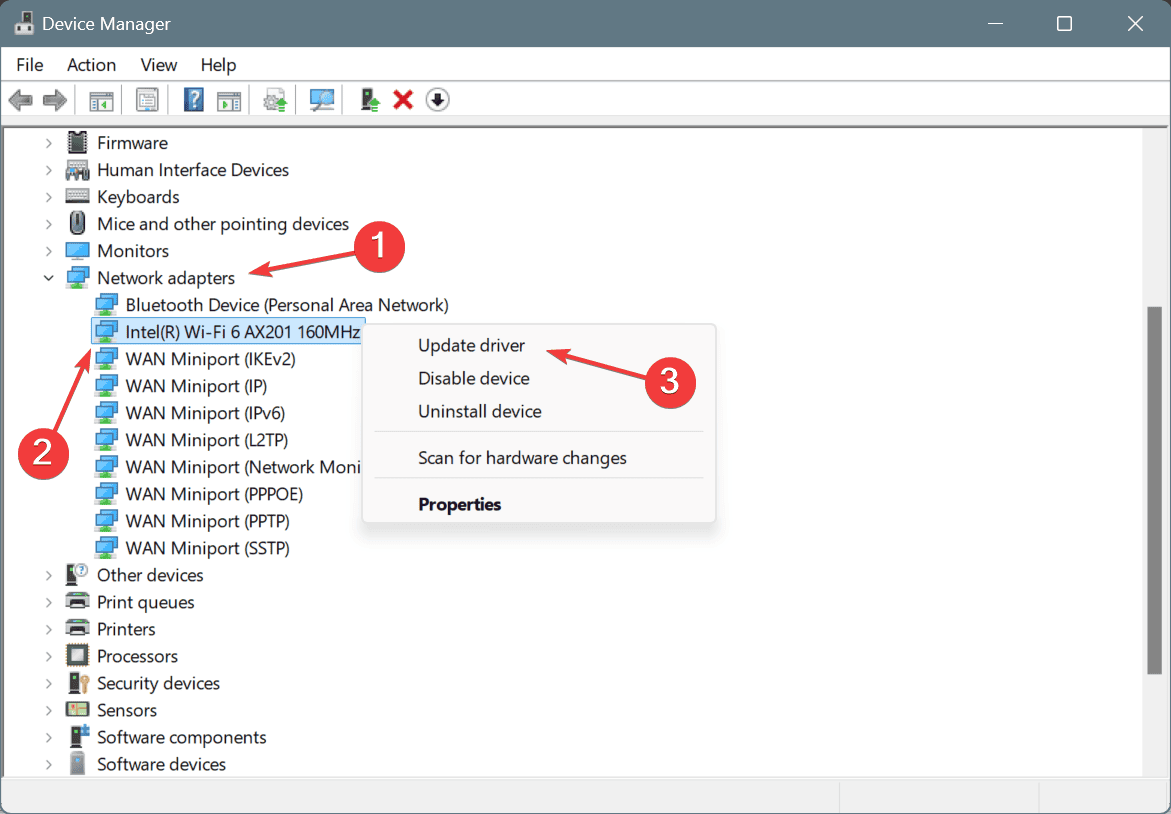 update driver to fix windows 11 mobile hotspot stuck on disconnecting