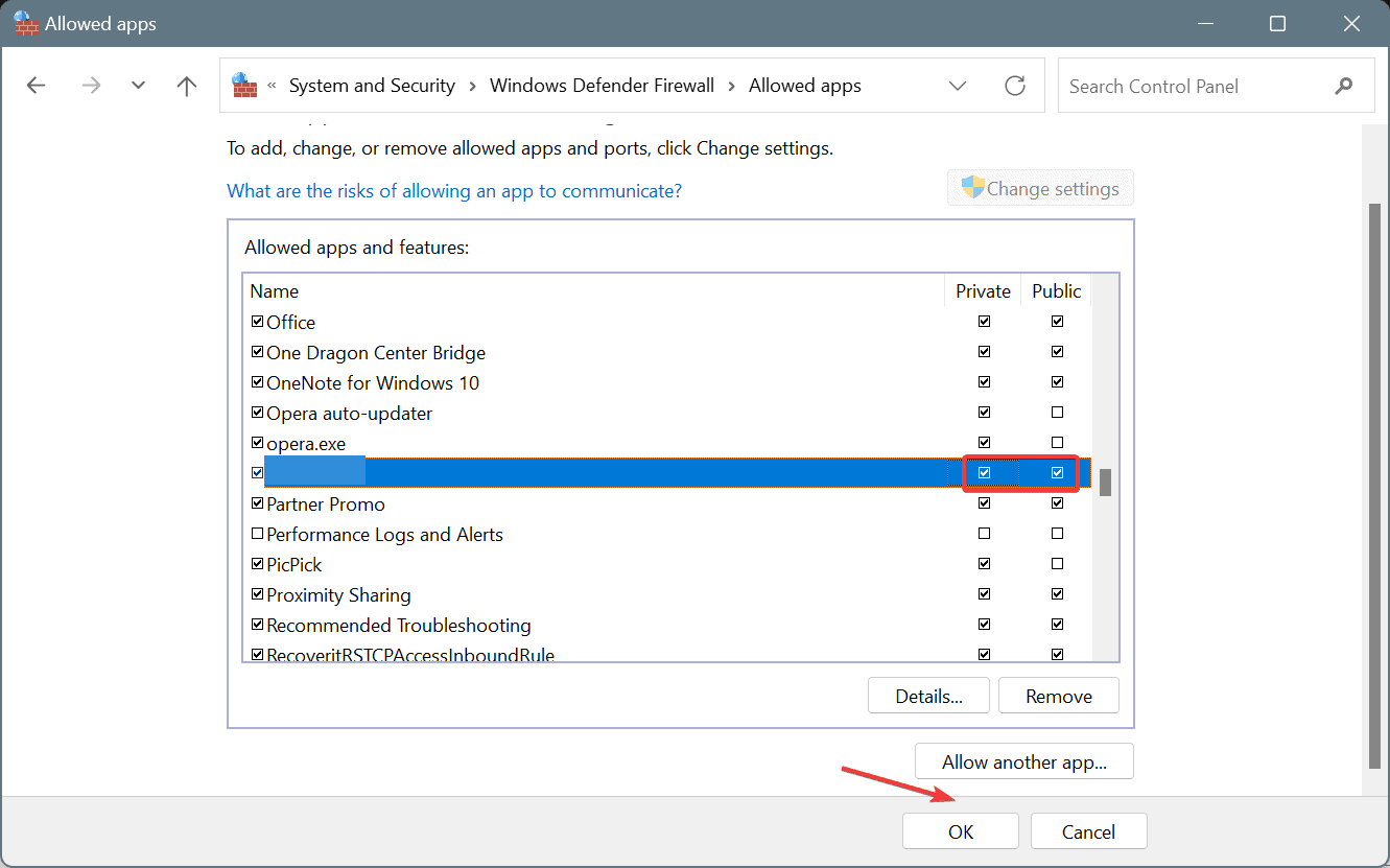 whitelist in firewall