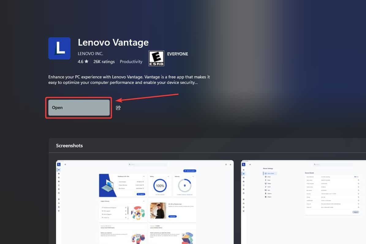 lenovo vantage download