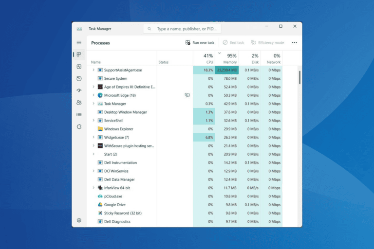 Dell SupportAssist High Memory Usage: 5 Ways to Reduce it