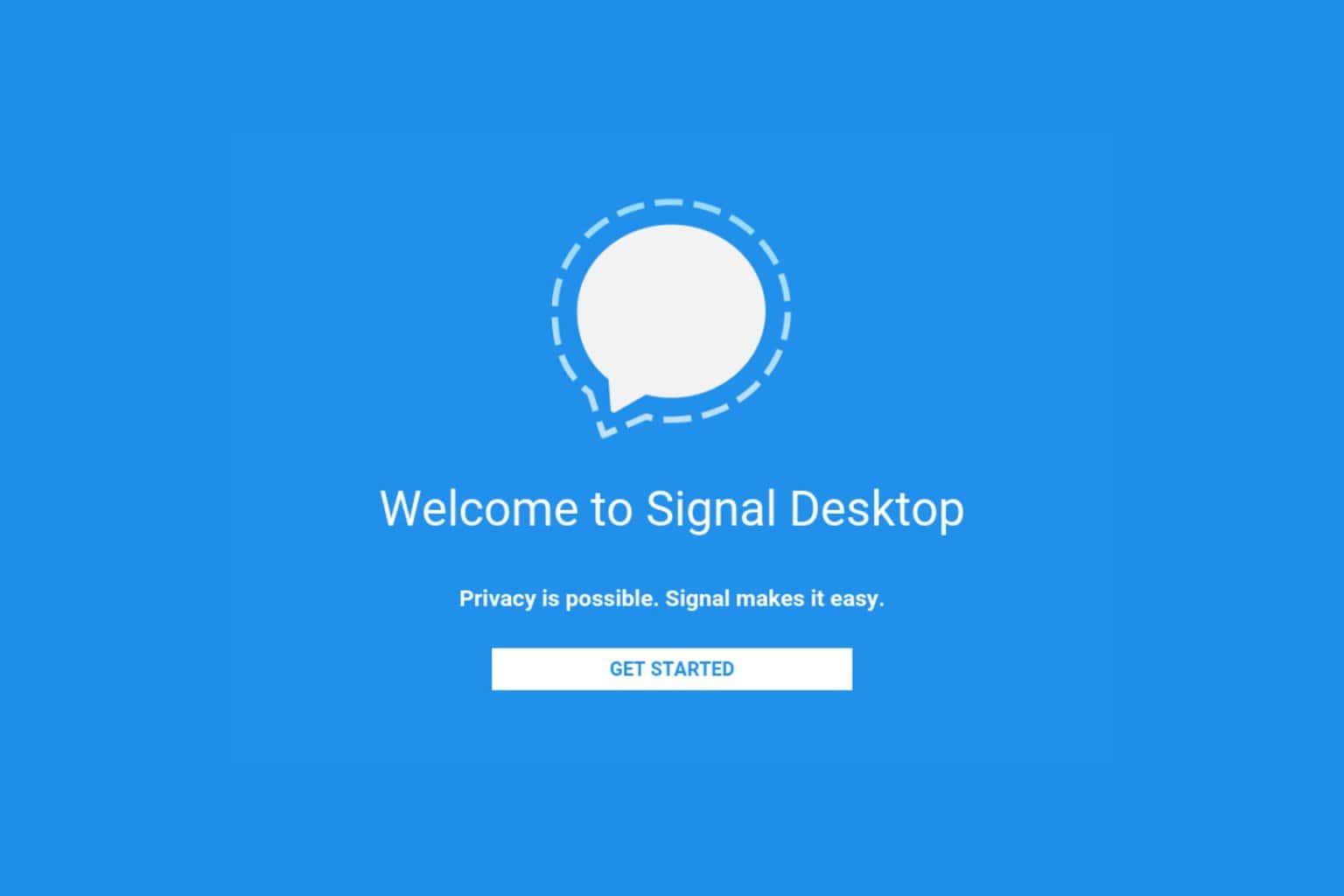 How to fix signal desktop not showing groups