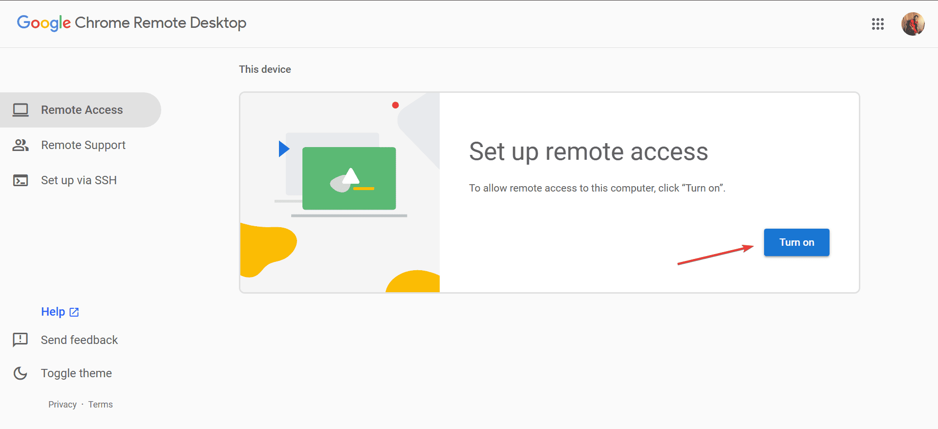 re-add device to fix chrome remote desktop no sound