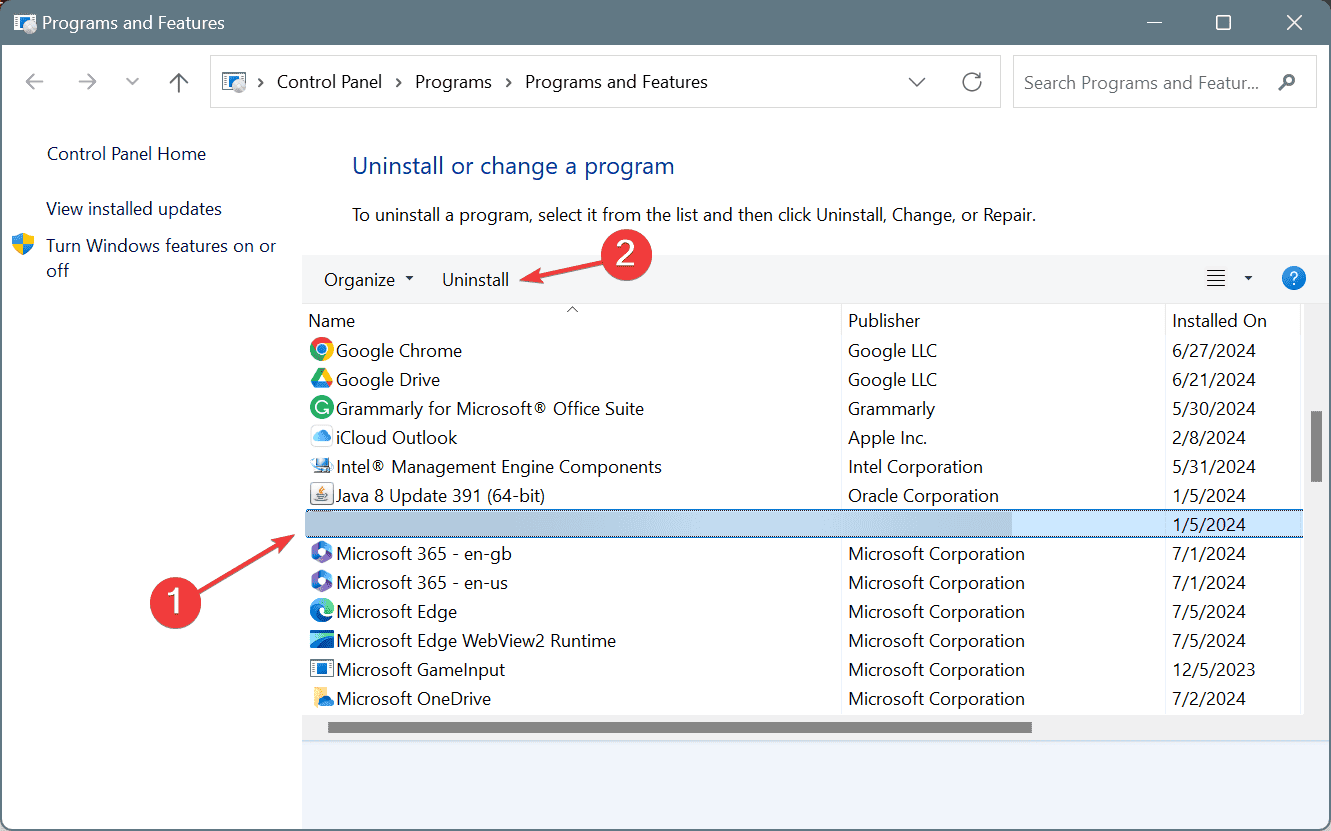 uninstall app to dell supportassist has detected a failing component