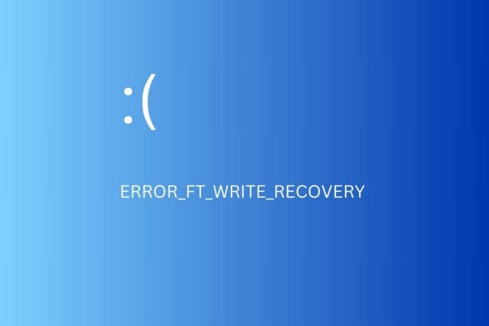 ERROR_FT_WRITE_RECOVERY