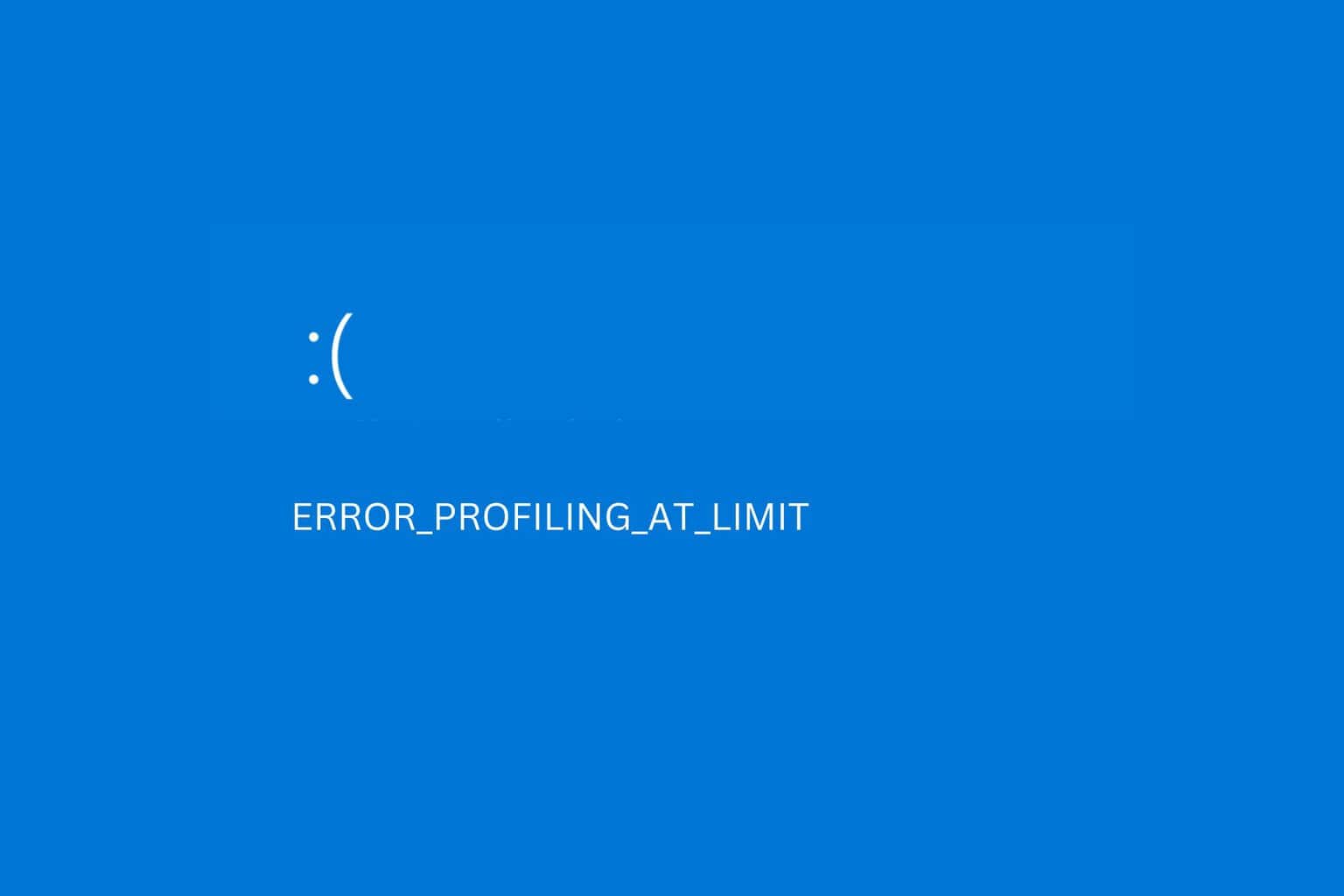 ERROR_PROFILING_AT_LIMIT