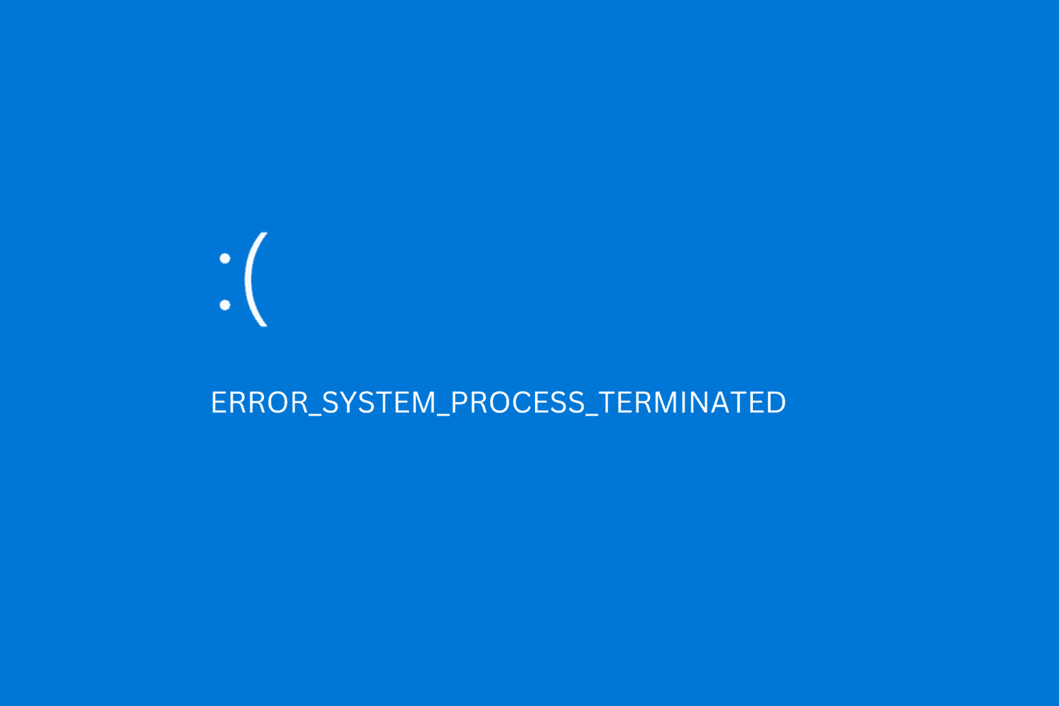 ERROR_SYSTEM_PROCESS_TERMINATED