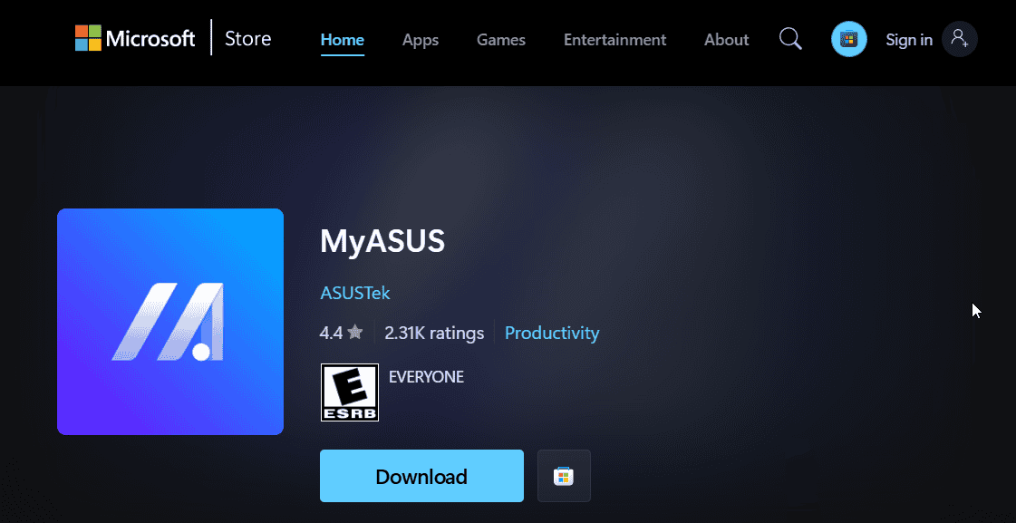 myasus download