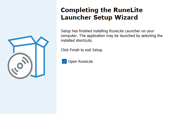 runelite installation complete