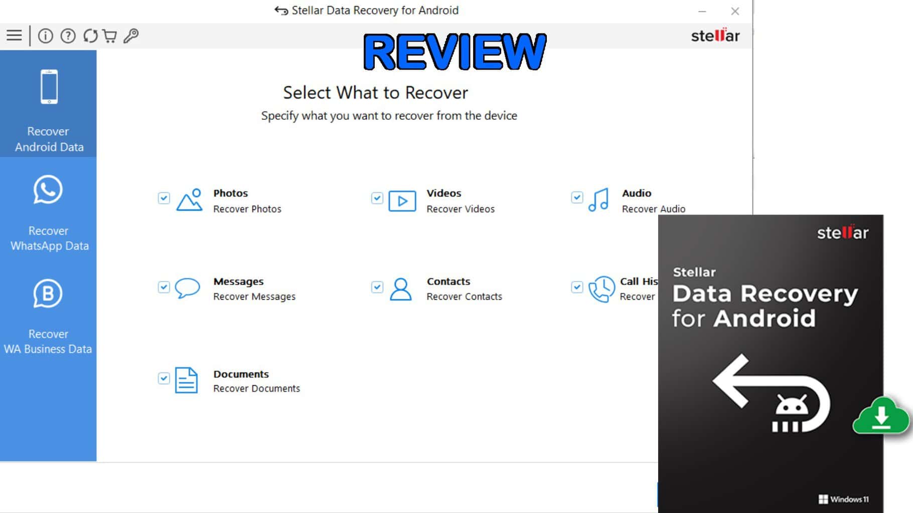 Stellar Data Recovery for Android Review