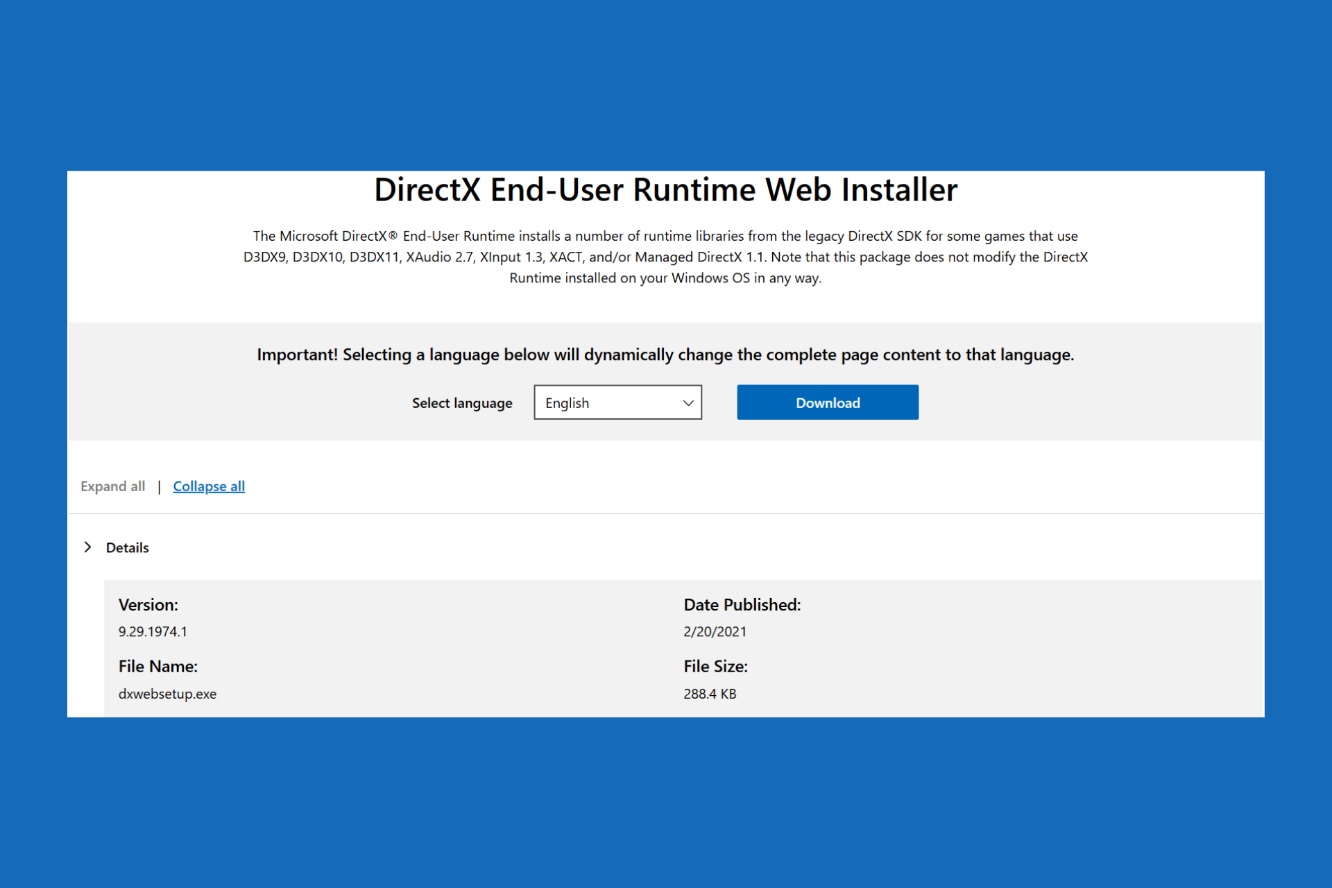 How to install directx 12 end user runtime and fix installation issues