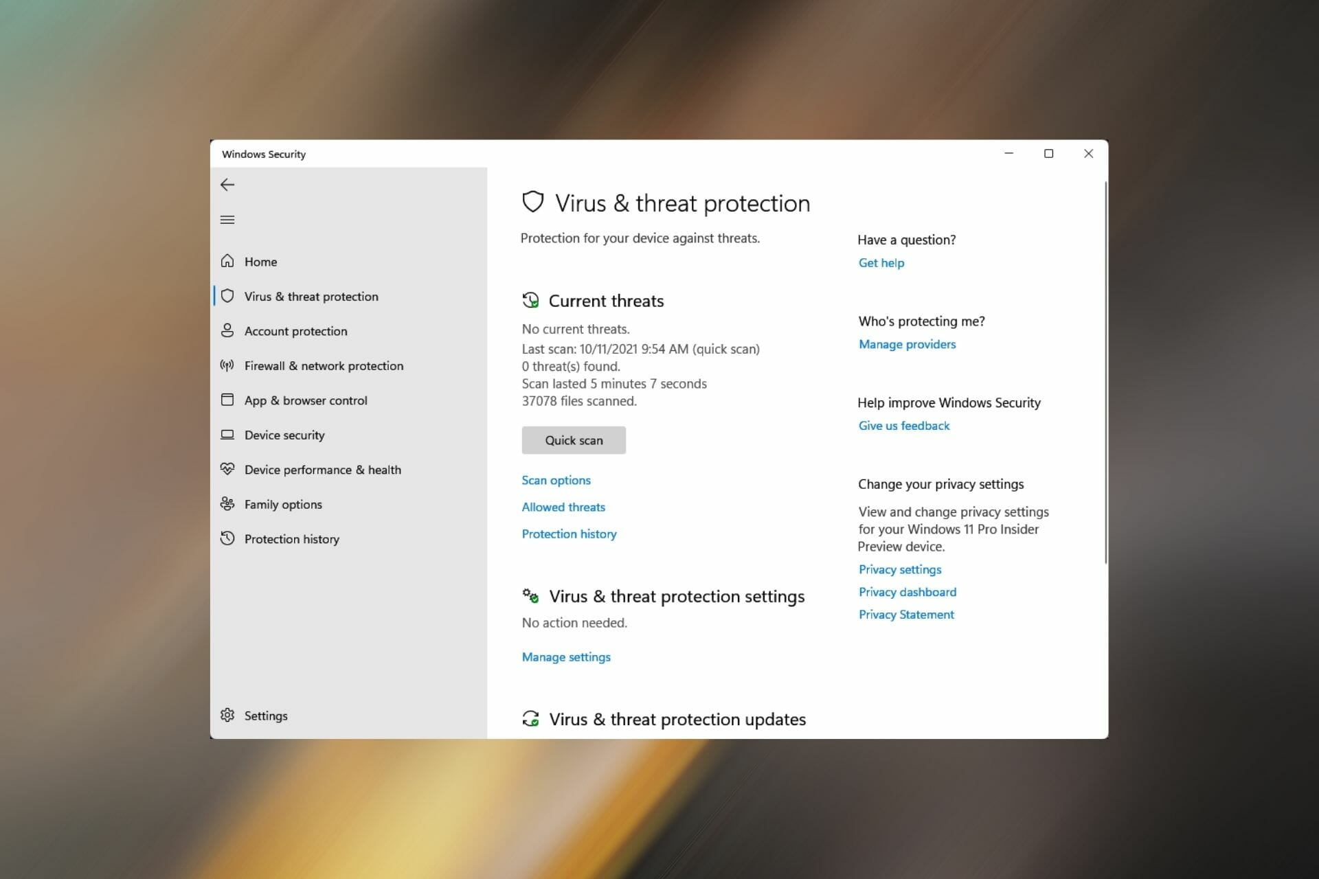A Proteção contra vírus e ameaças do Windows 11 não funciona [CORRIGIDO]