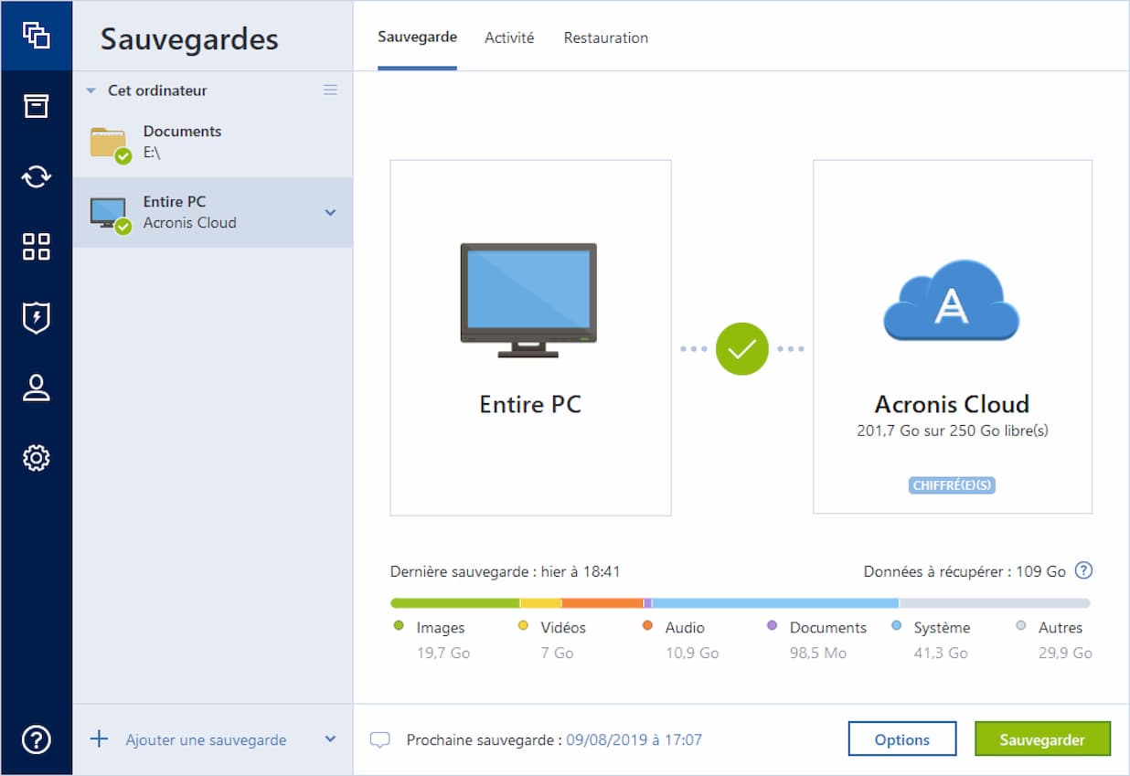 similaire a acronis true image win10
