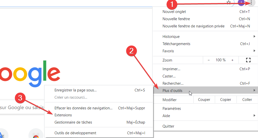 option extension google chrome