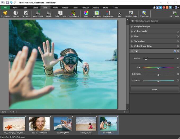 download NCH PhotoPad Image Editor 11.47 free