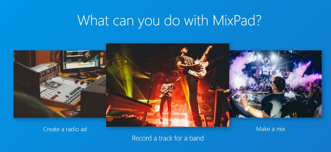 MixPad Multitrack Recording Software banner