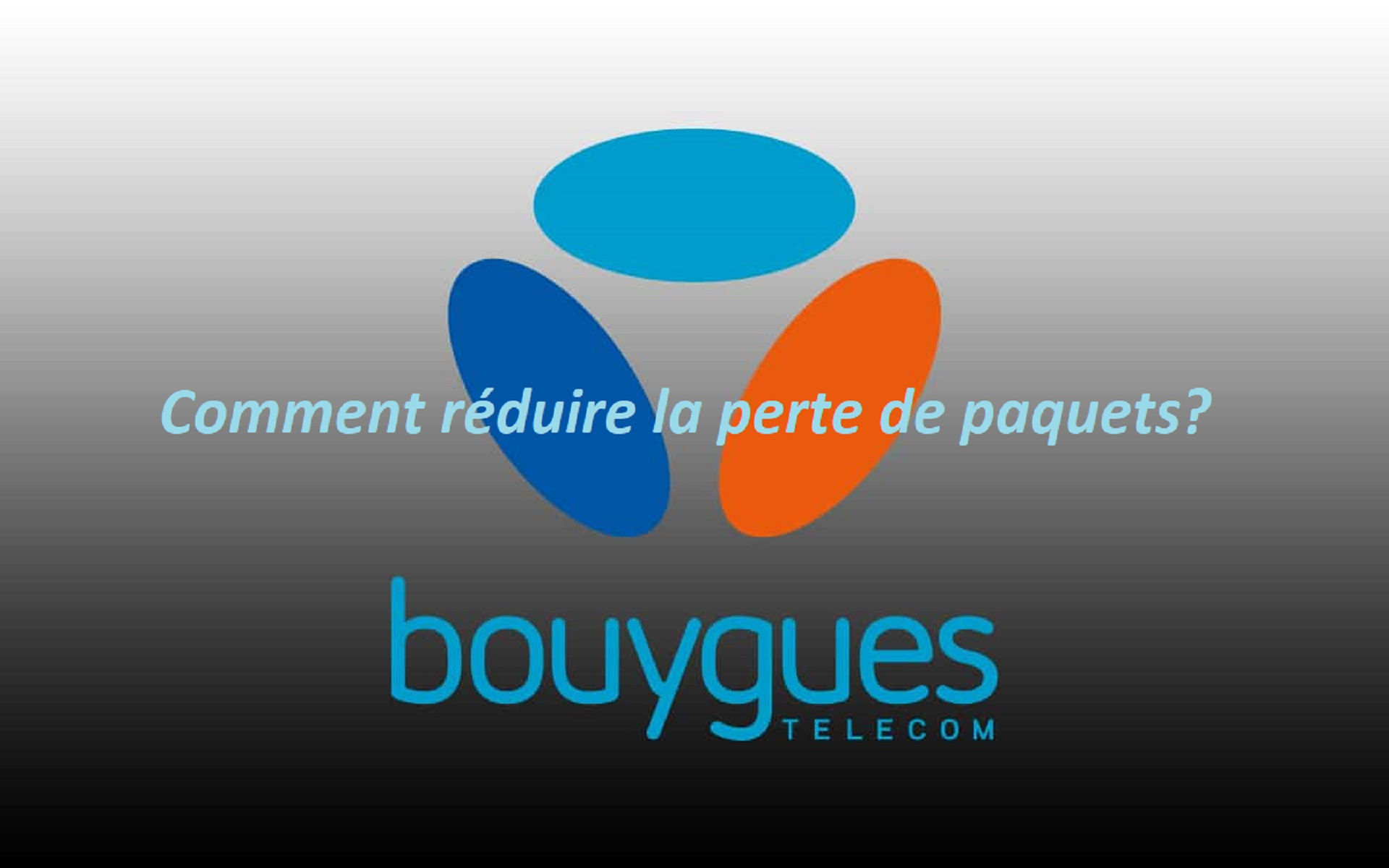 Comment réduire la perte de paquet Bouygues