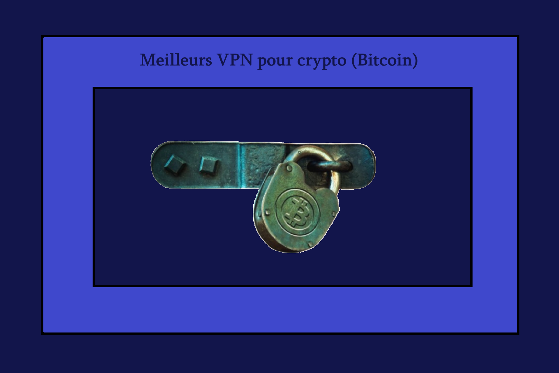 VPN pour crypto