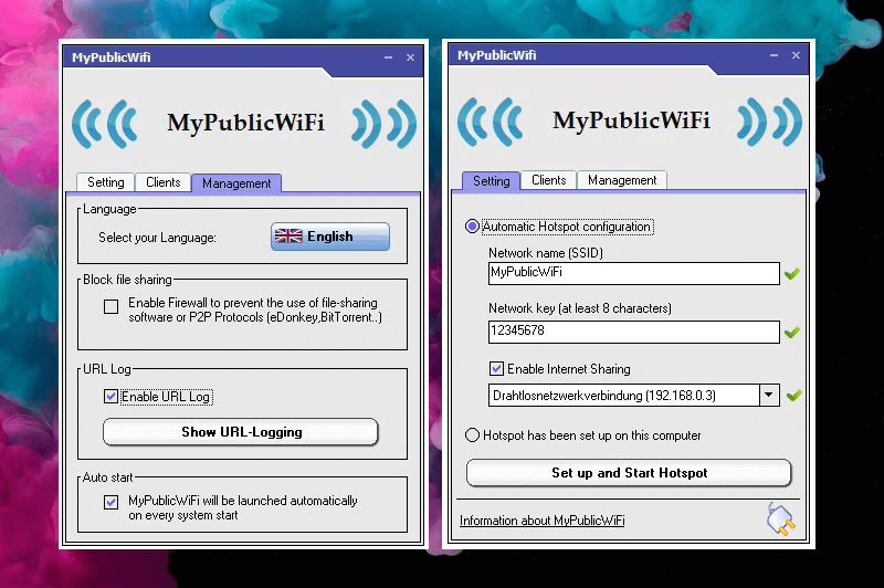 MyPublicWifi PC