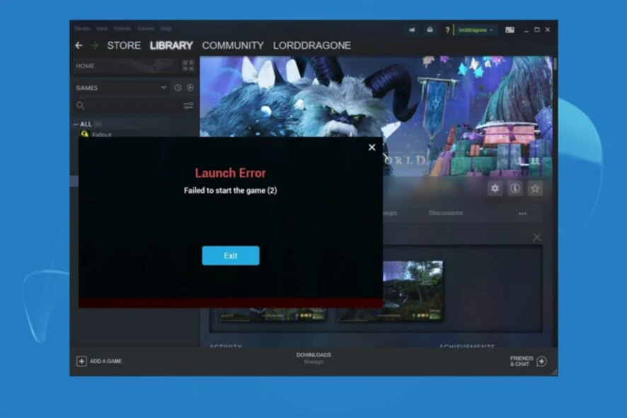 juegos steam fallan windows 10