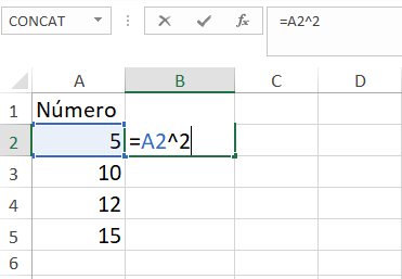 como-elevar-cuadrado-en-excel