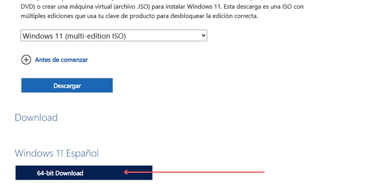 descargar windows 11 multi edition iso