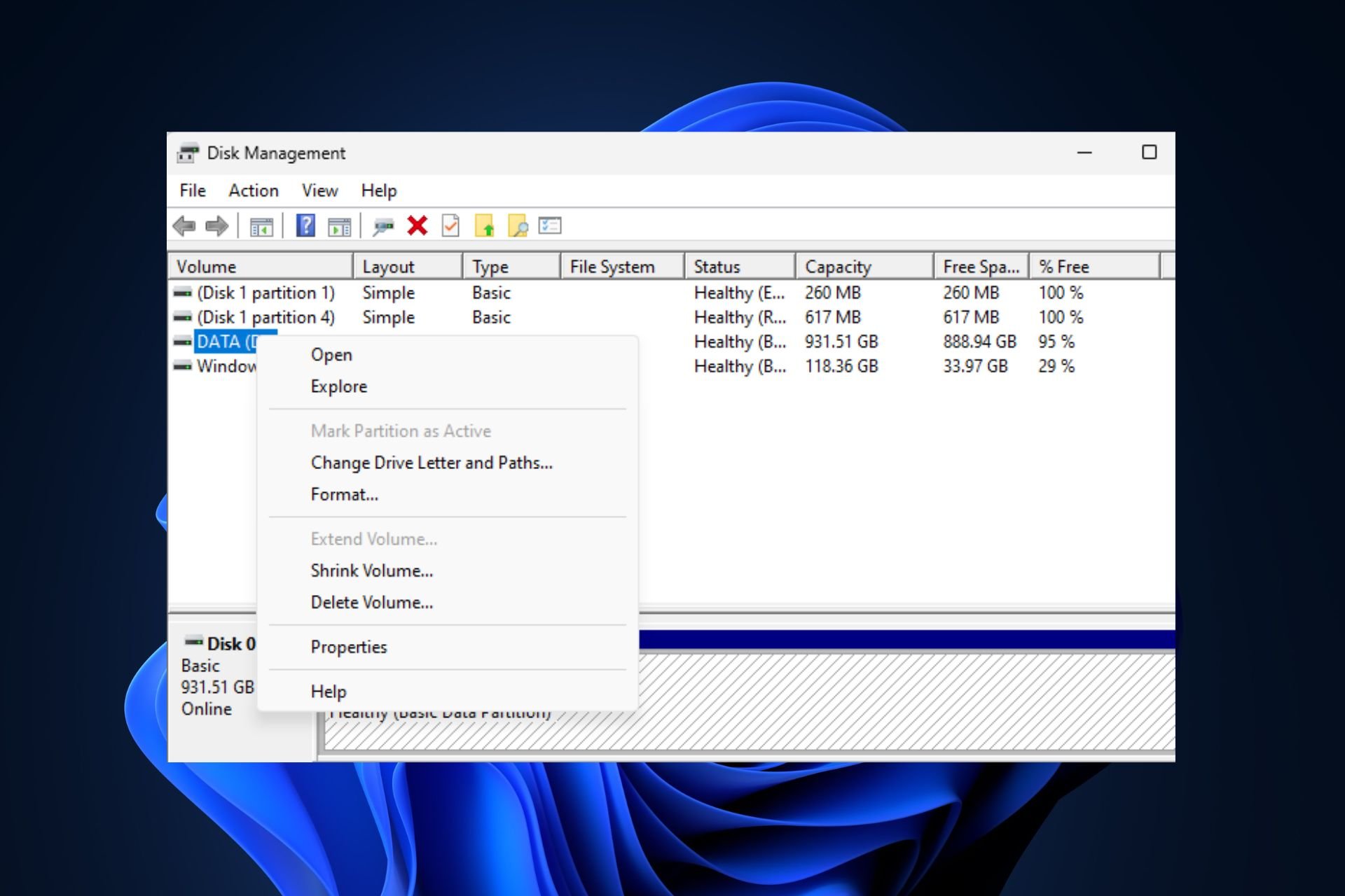 Eliminar Particiones de Disco Duro en Windows 11