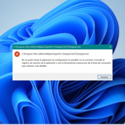 No Se Pudo Iniciar la Aplicación la Configuración En paralelo No Es Correcta