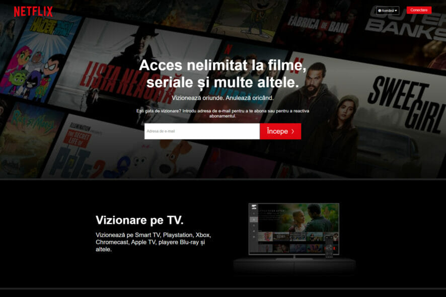 Cele mai bune 5 VPN-uri pentru platforma Netflix Romania