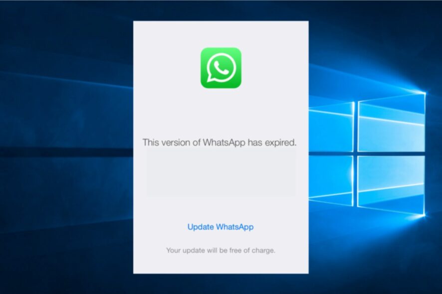 errore whatsapp